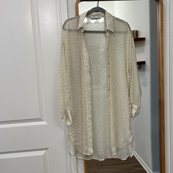 Zara sheer tunic - Picture 2 of 3
